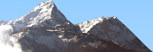 Mt. Annapurna on the left side