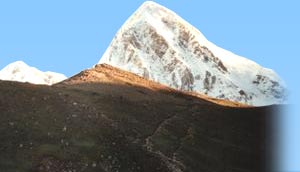 Mt. Kala Patthar with Pumori in Background