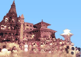 Krishna Temple on the Day of Krishnasthami